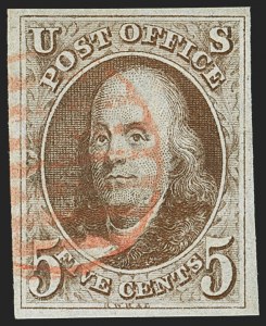 Sale 1150, Lot 517, 1847 Issue (Scott 1-2)