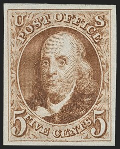 Sale 1150, Lot 528, 1875 Reproduction of 1847 Issue (Scott 3-4)