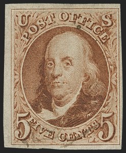 Sale 1150, Lot 531, 1875 Reproduction of 1847 Issue (Scott 3-4)