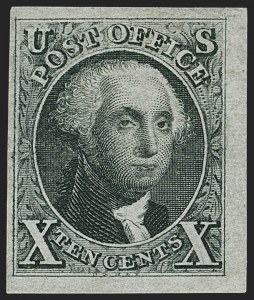 Sale 1150, Lot 534, 1875 Reproduction of 1847 Issue (Scott 3-4)