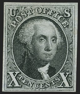Sale 1150, Lot 535, 1875 Reproduction of 1847 Issue (Scott 3-4)