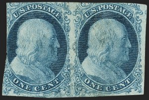 Sale 1150, Lot 536, 1c 1851-56 Issue (Scott 5-9)