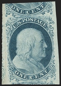 Sale 1150, Lot 543, 1c 1851-56 Issue (Scott 5-9)