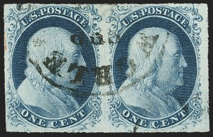 Sale 1150, Lot 550, 1c 1851-56 Issue (Scott 5-9)