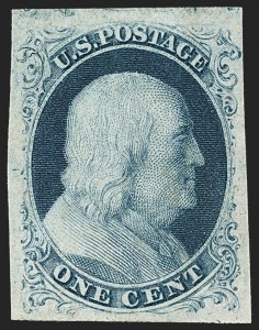 Sale 1150, Lot 551, 1c 1851-56 Issue (Scott 5-9)
