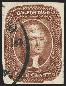 Sale 1150, Lot 569, 3c-5c 1851-56 Issue (Scott 11-12)