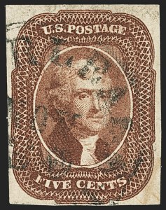 Sale 1150, Lot 573, 3c-5c 1851-56 Issue (Scott 11-12)