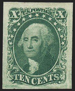 Sale 1150, Lot 575, 10c-12c 1851-56 Issue (Scott 13-17)