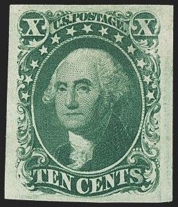 Sale 1150, Lot 576, 10c-12c 1851-56 Issue (Scott 13-17)