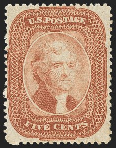 Sale 1150, Lot 600, 1c-5c 1857-60 Issue (Scott 18-30A)