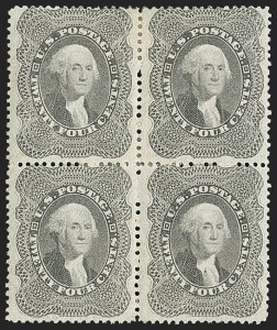 Sale 1150, Lot 624, 10c-90c 1857-60 Issue (Scott 31-39)