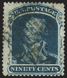 Sale 1150, Lot 633, 10c-90c 1857-60 Issue (Scott 31-39)