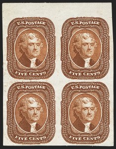 Sale 1150, Lot 636, 1875 Reprint of 1857-60 Issue (Scott 40-47)