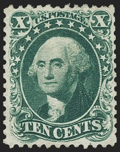 Sale 1150, Lot 640, 1875 Reprint of 1857-60 Issue (Scott 40-47)
