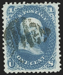 Sale 1150, Lot 686, 1867-68 Grilled Issue (Scott 79-101)