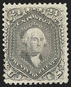 Sale 1150, Lot 693, 1867-68 Grilled Issue (Scott 79-101)