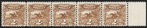 Sale 1150, Lot 712, 1c-24c 1869 Pictorial Issue (Scott 112-120)