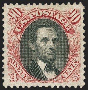 Sale Number 1150, Lot Number 737, 30c-90c 1869 Pictorial Issue and 30c Invert (Scott 121-122)