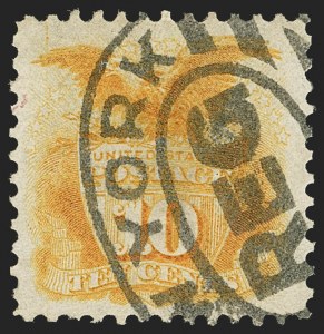 Sale 1150, Lot 747, 1875 Re-Issue of 1869 Pictorial Issue (Scott 123-133a)