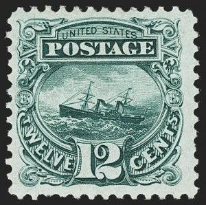 Sale 1150, Lot 749, 1875 Re-Issue of 1869 Pictorial Issue (Scott 123-133a)
