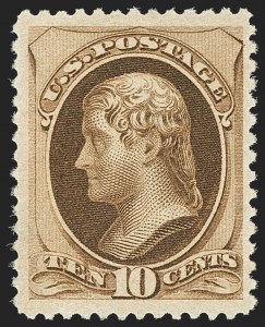 Sale 1150, Lot 809, 1879 American Bank Note Co. Issue (Scott 182-191)