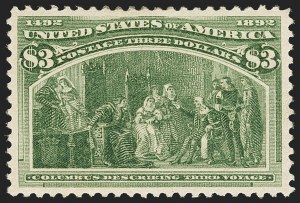 Sale 1150, Lot 848, 1893 Columbian Issue (Scott 230-245)