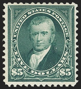 Sale 1150, Lot 897, 1895 Watermarked Bureau Issue (Scott 264-278)