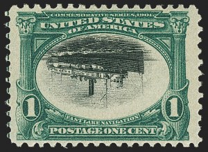 Sale 1150, Lot 937, 1901 Pan-American Issue Inverts (Scott 294a-296a)