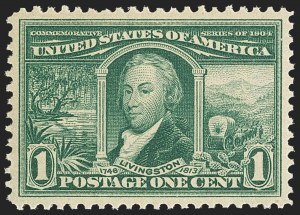 Sale 1150, Lot 983, 1904 Louisiana Purchase Issue (Scott 323-327)