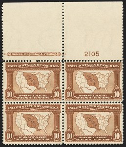 Sale 1150, Lot 992, 1904 Louisiana Purchase Issue (Scott 323-327)