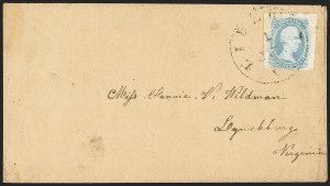 Sale 1155, Lot 3037, Confederate States, General Issues on-Cover