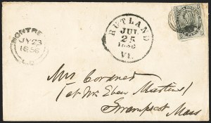 Sale 1155, Lot 3098, Stampless Covers by State