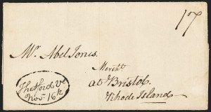 Sale 1155, Lot 3100, Stampless Covers by State