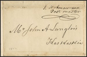 Sale 1155, Lot 3109, Stampless Cover Exhibits and Group Lots