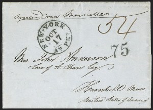 Sale 1155, Lot 3116, China Mails, Inbound, Stampless