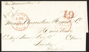 Sale 1155, Lot 3131, China Mails, Outbound, Stampless and Stamped