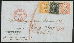 Sale 1155, Lot 3134, China Mails, Outbound, Stampless and Stamped