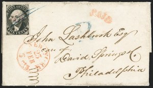 Sale 1155, Lot 3153, New York Postmaster`s Provisional