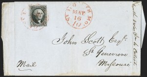 Sale 1155, Lot 3168, 1847 Issue