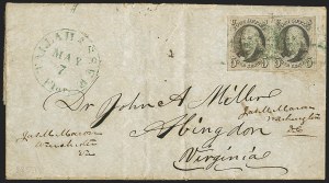 Sale 1155, Lot 3172, 1847 Issue used from Florida