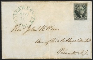 Sale 1155, Lot 3173, 1847 Issue used from Florida