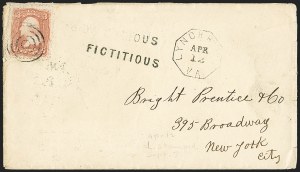 Sale 1155, Lot 3196, 1861-68 Issues