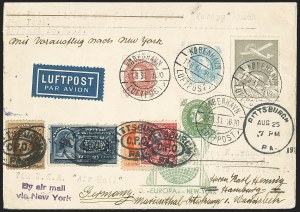 Sale 1155, Lot 3233, Air Post and Flight Covers