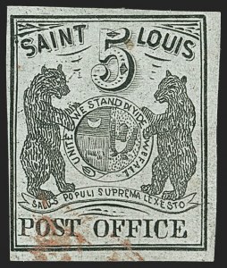 Sale 1156, Lot 3306, Postmasters Provisionals