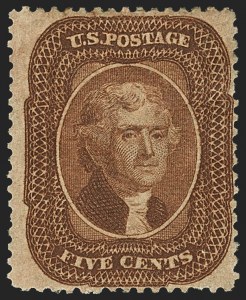 Sale 1156, Lot 3331, 1851-60 Issues (Scott 5-39)