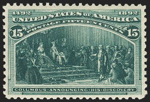 Sale 1156, Lot 3411, 1893 Columbian Issue (Scott 230-245)