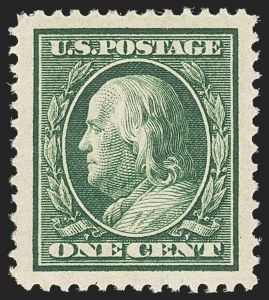 Sale Number 1156, Lot Number 3496, 1908-10 Washington-Franklin Issues (Scott 331-356)