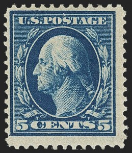 Sale 1156, Lot 3530, 1909 Bluish Paper Issue (Scott 357-366)