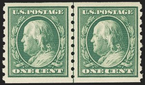 Sale 1156, Lot 3558, 1910-13 Washington-Franklin Issue (Scott 374-396)