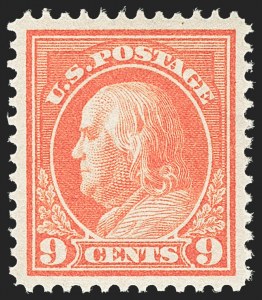Sale 1156, Lot 3580, 1912-14 Washington-Franklin Issues (Scott 405-423)